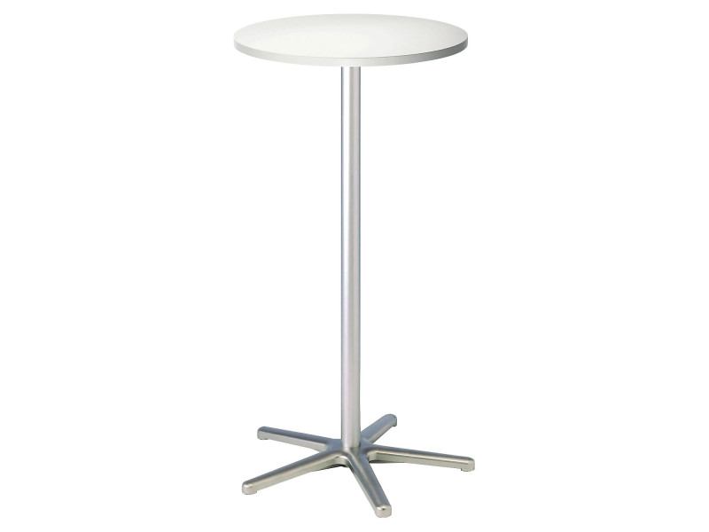 MAUL Table de bistro, (L)600 x (P)510 x (H)1.095 mm, blanc