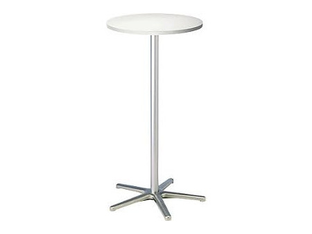 MAUL Table de bistro, (L)600 x (P)510 x (H)1.095 mm, blanc