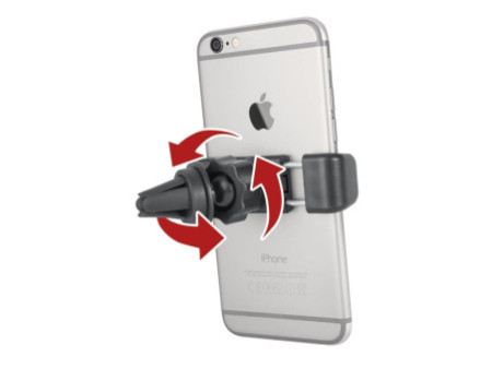 WEDO Support de smartphone pour voiture 'Clip-it plus', noir