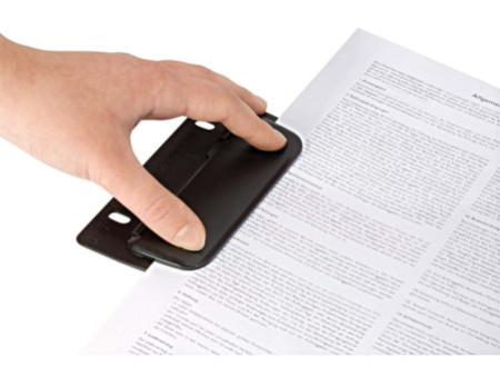 WEDO Perforateur de poche, capacité: 3 feuilles, noir