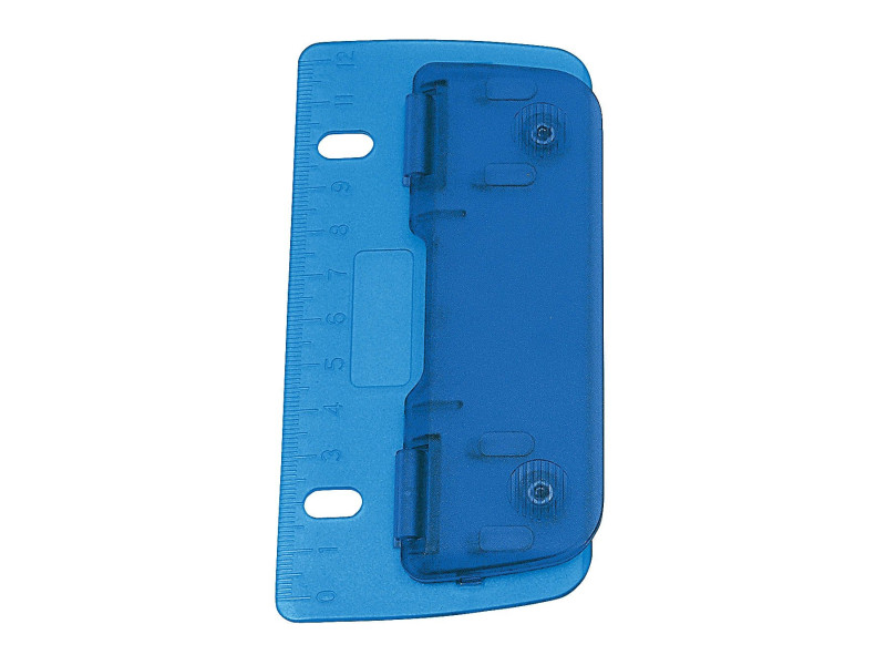 WEDO Perforateur de poche, capacité: 3 feuilles, bleu ICE