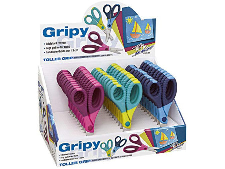 WEDO Ciseaux de bricolage Gripy, rond, longueur: 130 mm