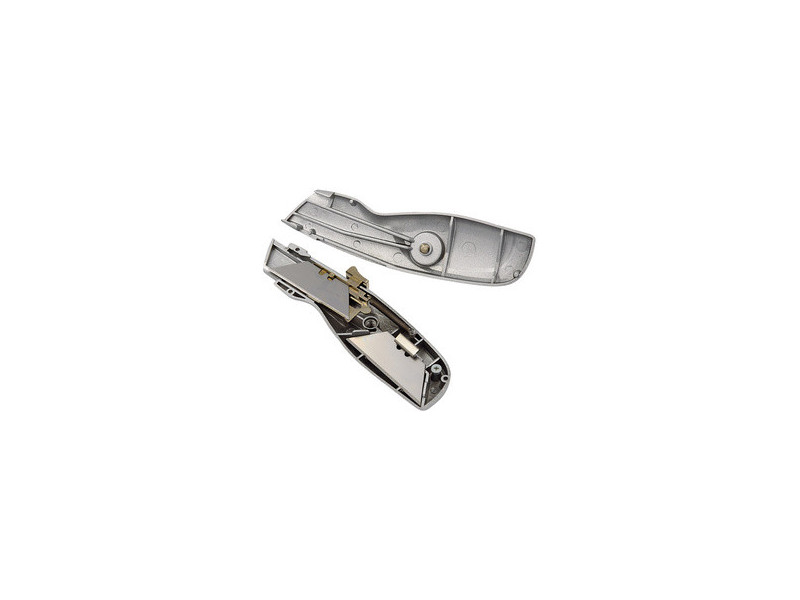 WEDO Cutter de sécurité ALU, lame trapèze, argent