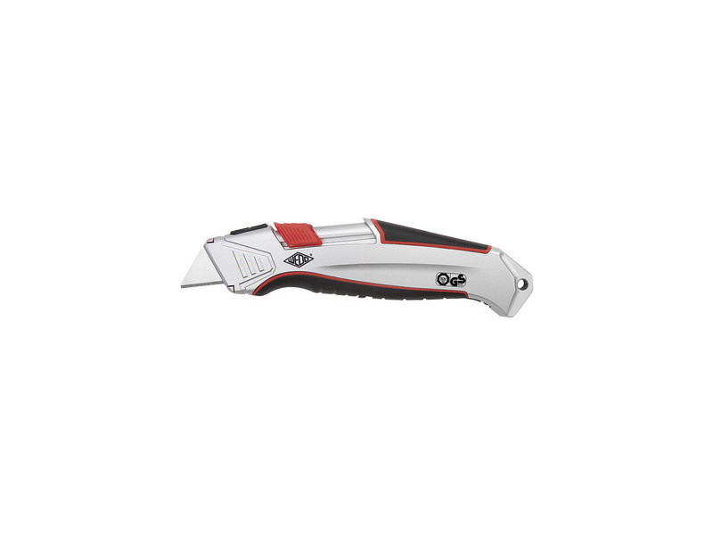 WEDO Cutter de sécurité ALU, lame: 19 mm, argent/anthracite/