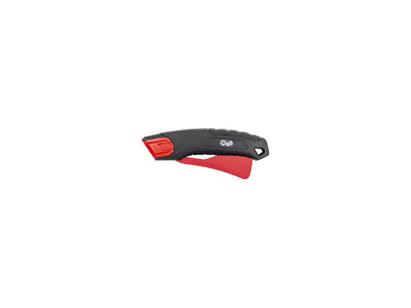 WEDO Cutter de sécurité PLUS 839, lame: 19 mm, noir/rouge