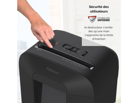 Fellowes Destructeur de documents Powershred LX85, noir