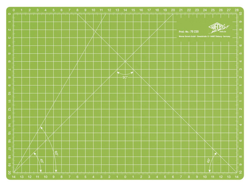 WEDO Tapis de découpe et de bricolage Comfortline, format A4