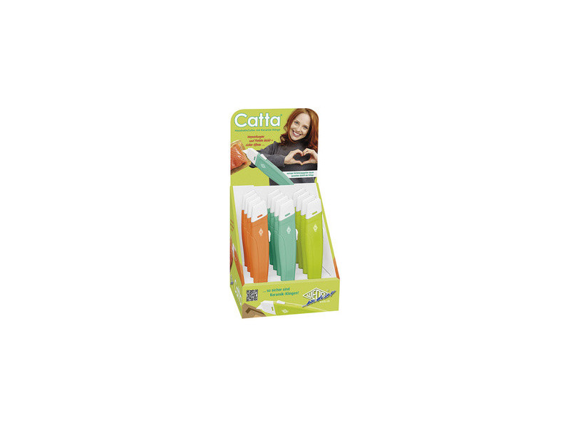 WEDO Cutter ménager Catta lame céramique, présentoir de 12