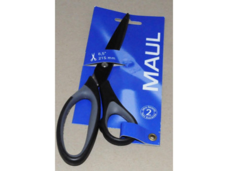 MAUL Ciseaux avec anneaux caoutchoutés, longueur: 215 mm