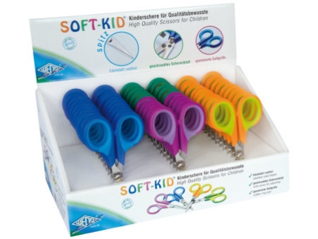 WEDO Ciseaux de bricolage Soft-Kid, pointu, longueur: 115 m