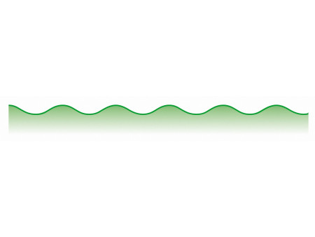 WEDO Ciseaux cranteurs, découpe vagues, vert