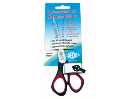 WEDO Ciseaux universels pour gauchers, pointu, 160 mm