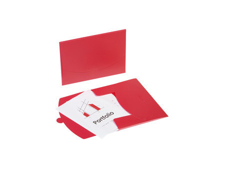 PAGNA Pochette à documents 'Wallet', A4, PP, rouge