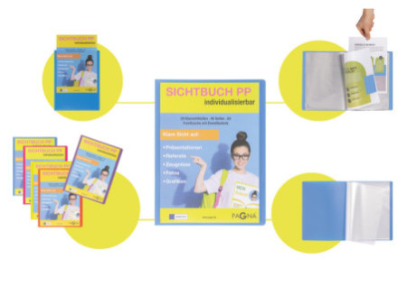 PAGNA Protège-documents de présentation 'School', orange