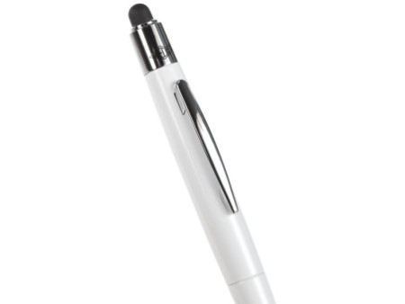 WEDO Stylet 2 en 1 Pioneer Mini, très brillant, blanc