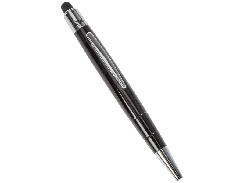 WEDO Stylet 2 en 1 Pioneer Mini, très brillant, noir
