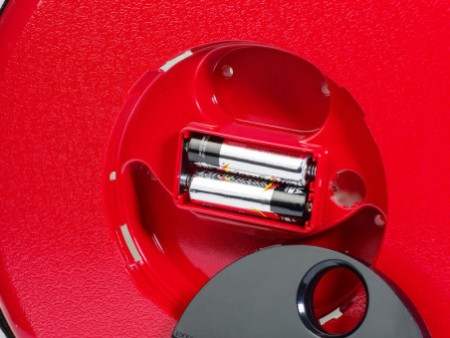 WEDO Tabouret télescopique SITTOGLOW, en plastique, rouge