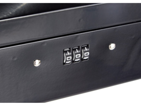 WEDO Caisse à monnaie avec serrure à combinaison, noir