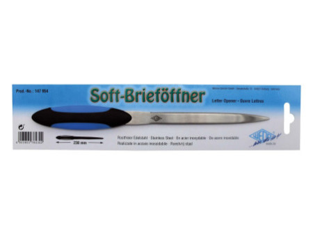 WEDO Ouvre-lettres Soft-Cut, 230 mm, lame en acier