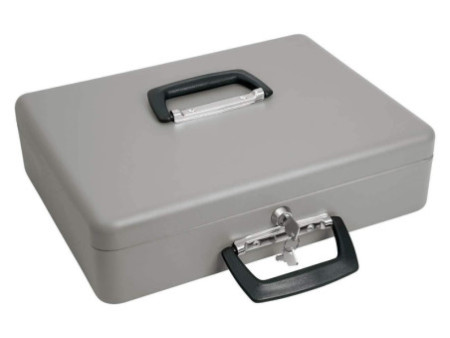 WEDO Coffret-caisse à monnaie Maxi, en tôle d'acier, gris