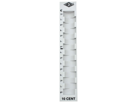 WEDO Barette à monnaie pour 10 centimes, gris clair