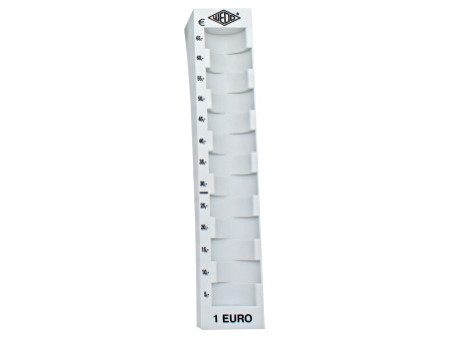 WEDO Barette à monnaie pour 1 Euro, gris clair