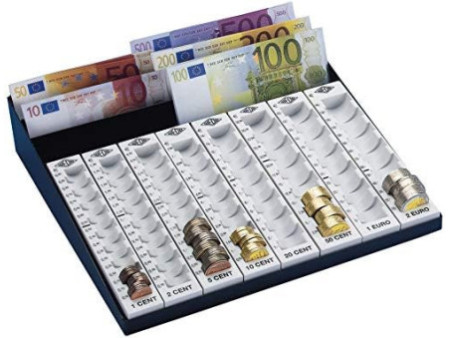 WEDO Monnayeur avec compartiment pour les billets