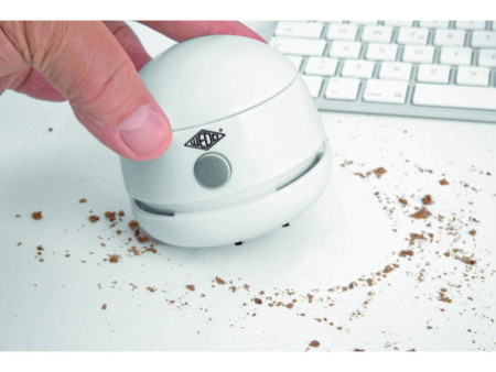 WEDO Mini-aspirateur de table W2D2, rechargeable, blanc