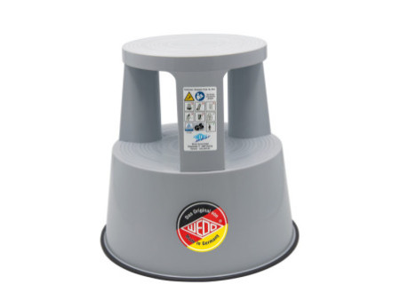 WEDO Tabouret marchepied STEP, plastique, gris lumière