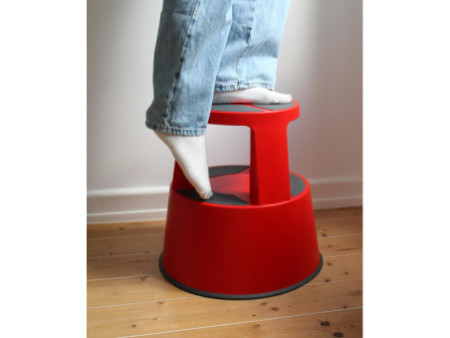WEDO Tabouret marchepied SuperStep, en plastique, rouge