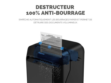 Fellowes Destructeur de documents Powershred LX 211, noir