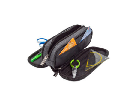 WEDO Trousse College, polyester, gris