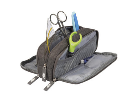 WEDO Trousse College, polyester, gris