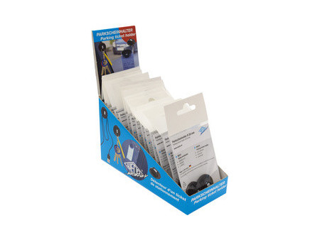 WEDO Support ticket de stationnement, noir, présentoir de 15