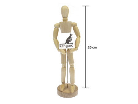 kangaro Mannequin articulé, hauteur: 200 mm, neutre