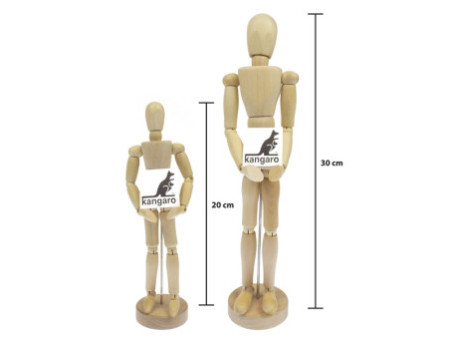 kangaro Mannequin articulé, hauteur: 300 mm, neutre