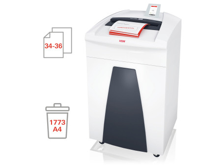 HSM Destructeur de documents P40i, coupe croisée: 4,5x30 mm