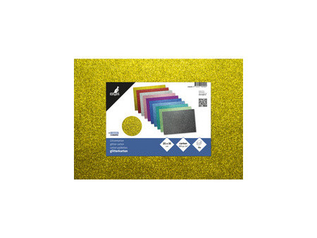kangaro Carton pailleté, 250 x 350 m, assorti en 10 couleurs