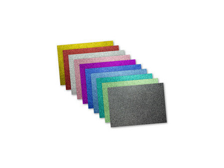 kangaro Carton pailleté, 250 x 350 m, assorti en 10 couleurs