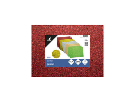 kangaro Carton pailleté, 250 x 350 m, assorti en 5 couleurs