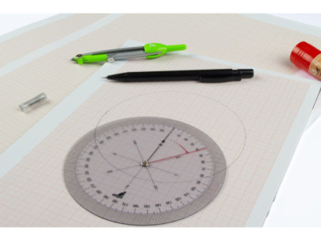 kangaro Bloc de papier millimétré, A4, 80 g/m2, 25 feuilles