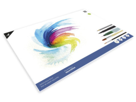 kangaro Bloc de papier aquarelle, A3, 16 feuilles