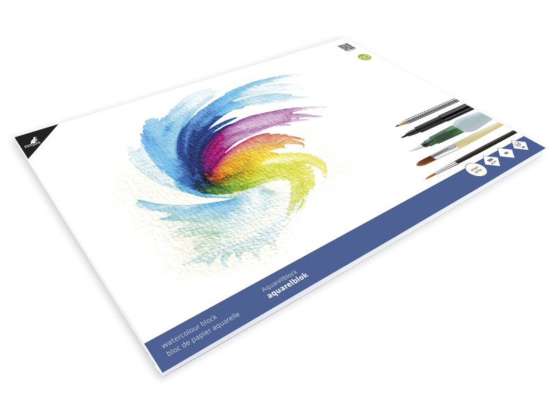 kangaro Bloc de papier aquarelle, A3, 16 feuilles