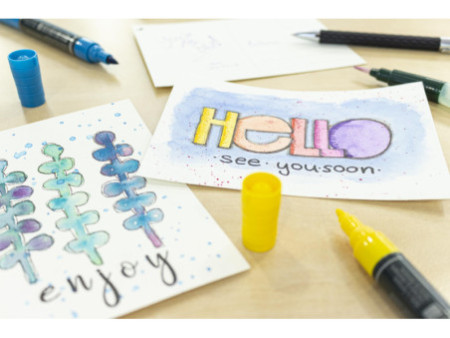 kangaro Bloc de cartes postales aquarelle, A6, 15 feuilles