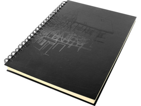 kangaro Cahier de croquis à spirale Design, A4, noir