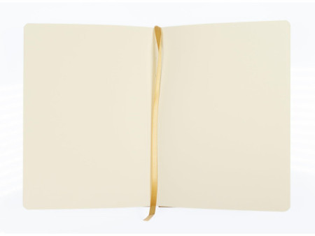 kangaro Cahier de croquis, couverture PU rigide, A5, ocre