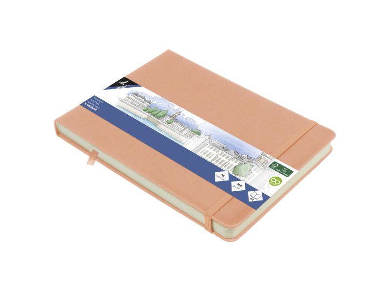 kangaro Cahier de croquis, couverture rigide, A5, vieux rose