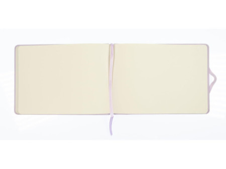kangaro Cahier de croquis, couverture PU rigide, A5, lilas