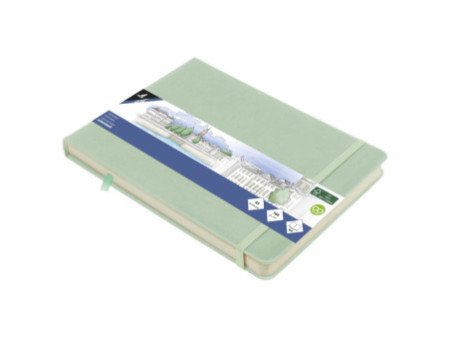 kangaro Cahier de croquis, couverture PU rigide, A5, menthe