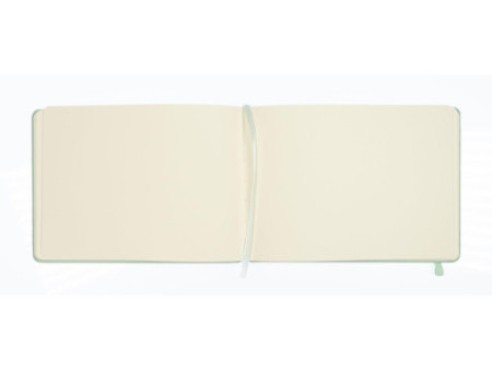 kangaro Cahier de croquis, couverture PU rigide, A5, menthe